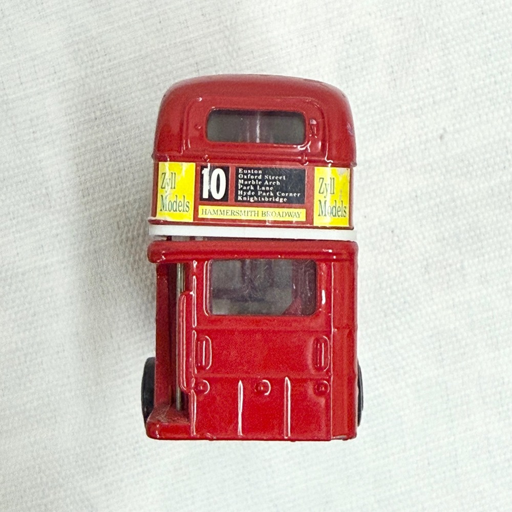 Zyll Models London Transport Double Decker Bus Harrods Red Diecast Model Toy - Picture 13 of 16